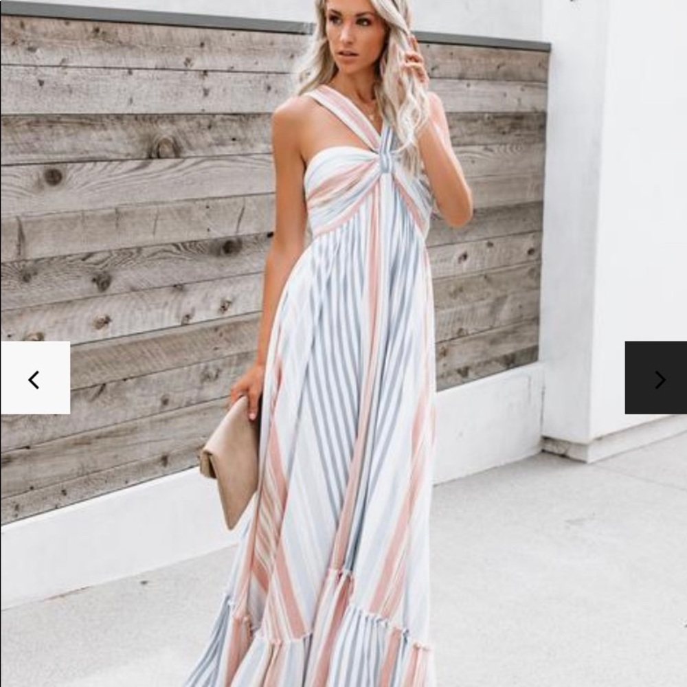 NWT Angel Island Striped Maxi